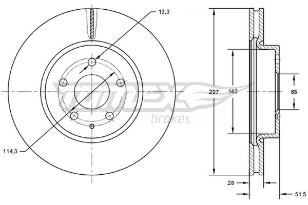 TOMEX Brakes TX 72-77...